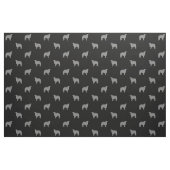 Borzoi Hondenras Silhouettes Pattered Stof (Fat Quarter)