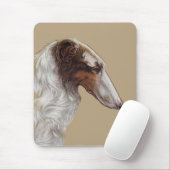 Borzoi hoofd muismat (Met muis)