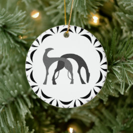 Borzoi Hound Kerst Ornament