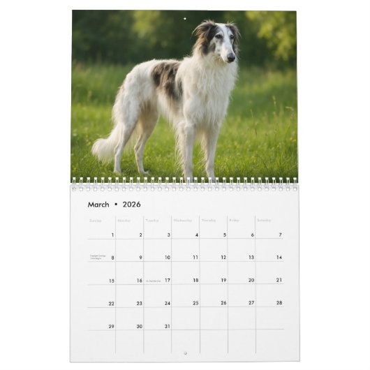 Borzoi kalender 2026 (Mar 2026)