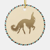 Borzoi Kerst Ornament (Voorkant)