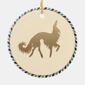 Borzoi Kerst Ornament (Achterkant)