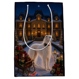 Borzoi Kerstcadeautas Medium Cadeauzakje