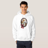 Borzoi kerstcadeautjes hoodie (Voorkant volledig)