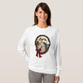 Borzoi kerstcadeautjes t-shirt (Voorkant volledig)