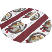 Borzoi Kerstmis Kerstboom Rok (Gekanteld)