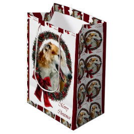 Borzoi Kerstmis Medium Cadeauzakje
