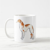 Borzoi Koffiemok (Links)