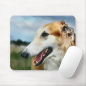 Borzoi Kunstcadeaus Muismat (Met muis)