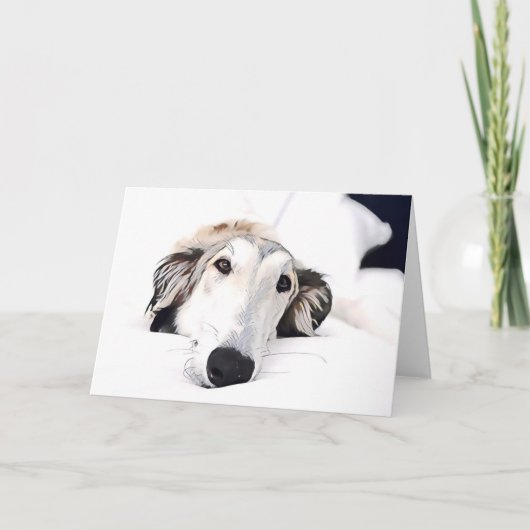 Borzoi liefde aankondiging (Voorkant)