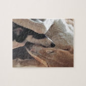 Borzoi Liefde Legpuzzel (Horizontaal)