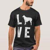 Borzoi Love  1 T-shirt (Voorkant)