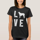 Borzoi Love  1 T-shirt (Voorkant)