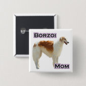 Borzoi Moeder 4 - Button (Voorkant /achterkant)