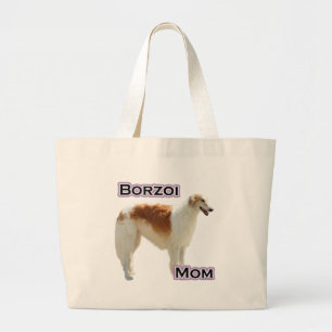 Borzoi Moeder 4 Grote Tote Bag