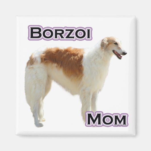 Borzoi Moeder 4 - Magneet (Voorkant)