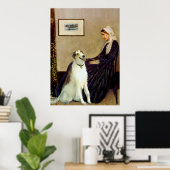 Borzoi - Moeder van bloggers Poster (Thuiskantoor)