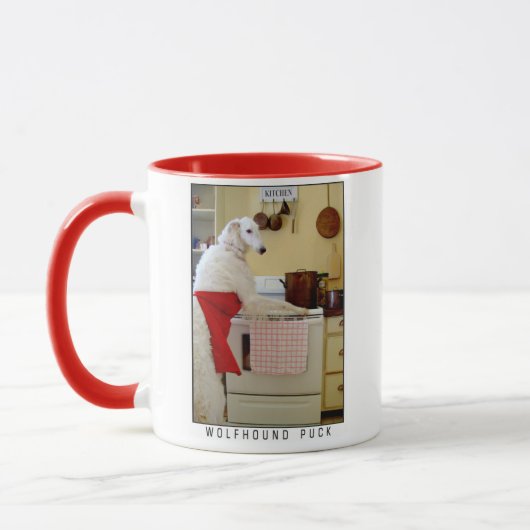 Borzoi Mug Russian Wolfhound Sighthound kitchen  Mok (Links)