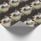 Borzoi Nieuwjaar Cadeaupapier (Hoek)