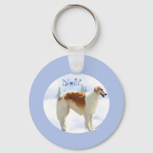 Borzoi Noel Sleutelhanger