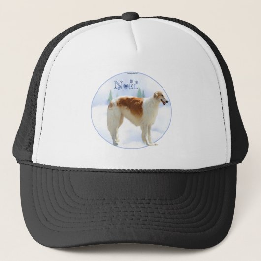 Borzoi Noel Trucker Pet (Voorkant)