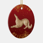Borzoi Ornament (Rechts)