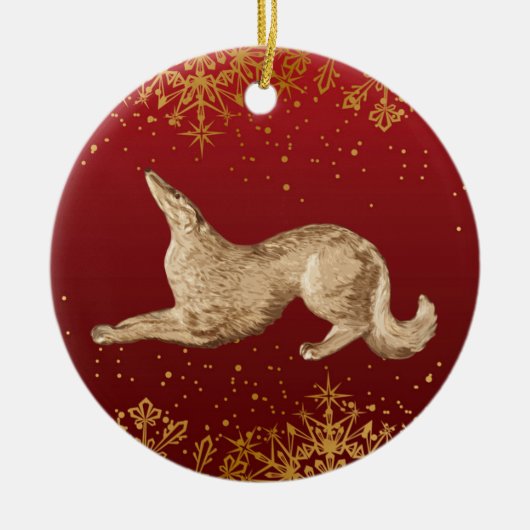 Borzoi Ornament (Voorkant)