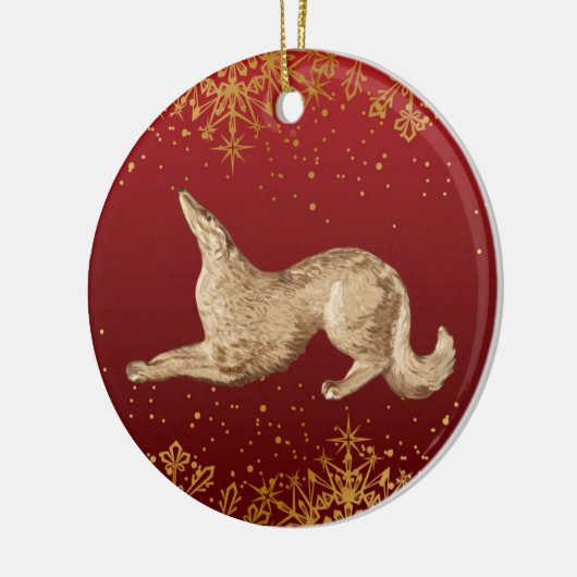 Borzoi Ornament (Links)
