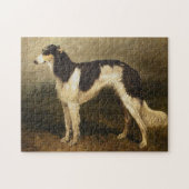  Borzoi Painting Legpuzzel (Horizontaal)
