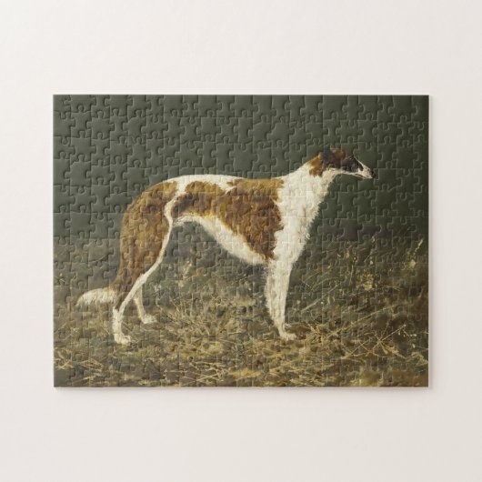 Borzoi Painting Legpuzzel (Horizontaal)