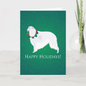 Borzoi Prettige feestdagen Design (Voorkant)