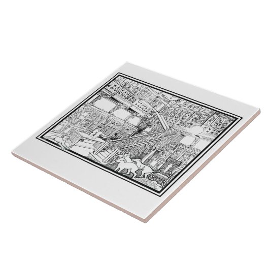 Borzoi-puppies Tegeltje (Zijkant)