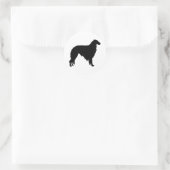 Borzoi Ronde Sticker (Tas)
