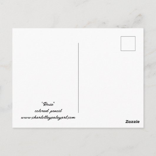 Borzoi Russia Wolfhound Canine Dog Art Briefkaart (Achterkant)