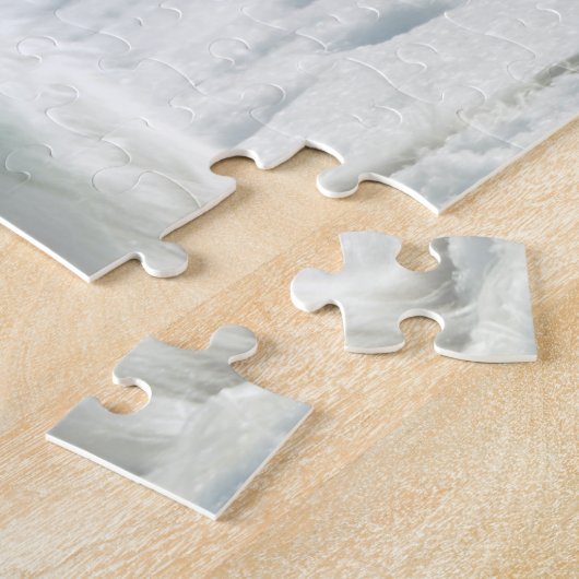 Borzoi - Russian Wolfhound dogs in the Snow Legpuzzel (Zijkant)