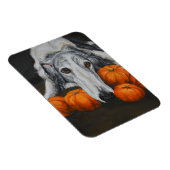 Borzoi Russisch Wolfhound Dog Art Flexible Magnet Magneet (Rechterzijde)
