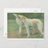 Borzoi (Russische wolfshond) Briefkaart (Voorkant / Achterkant)