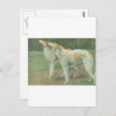 Borzoi (Russische wolfshond) Briefkaart (Voorkant / Achterkant)
