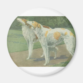 Borzoi (Russische wolfshond) Magneet