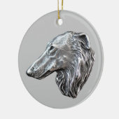 Borzoi-sieraad Keramisch Ornament (Links)