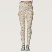 Borzoi (Silver Brindle) Schilderende oorspronkelij Leggings (Voorkant)
