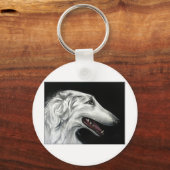 borzoi sleutelhanger (Voorkant)
