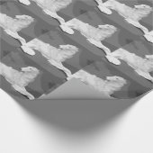 Borzoi Sophisticate Cadeaupapier (Hoek)