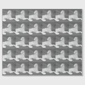 Borzoi Sophisticate Cadeaupapier (Vlak)