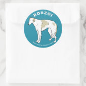 Borzoi Sticker (Tas)