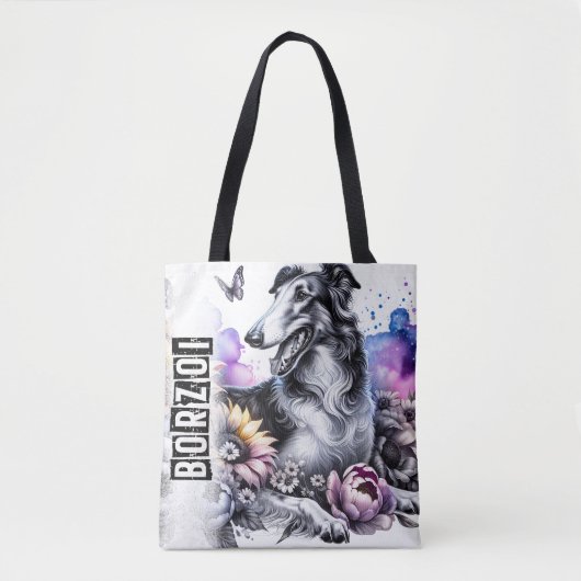 Borzoi Tote Bag (Voorkant)