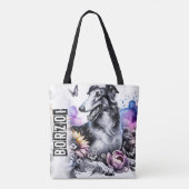 Borzoi Tote Bag (Achterkant)
