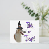 Borzoi Trick Briefkaart (Staand voorkant)
