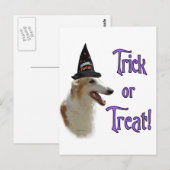 Borzoi Trick Briefkaart (Voorkant / Achterkant)