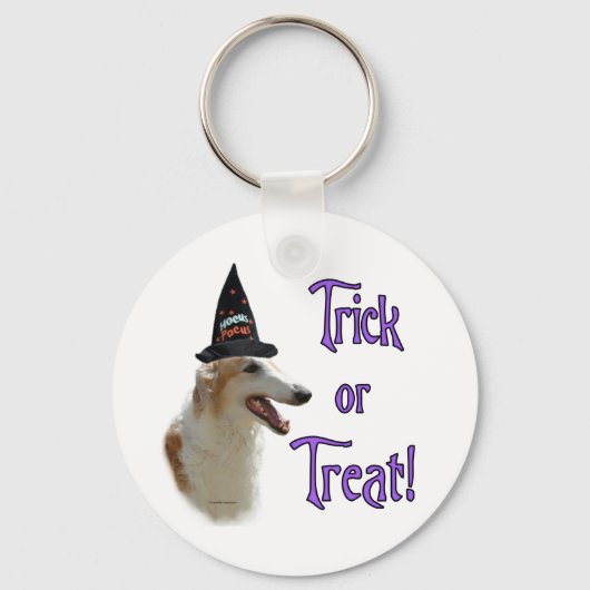 Borzoi Trick Sleutelhanger (Voorkant)
